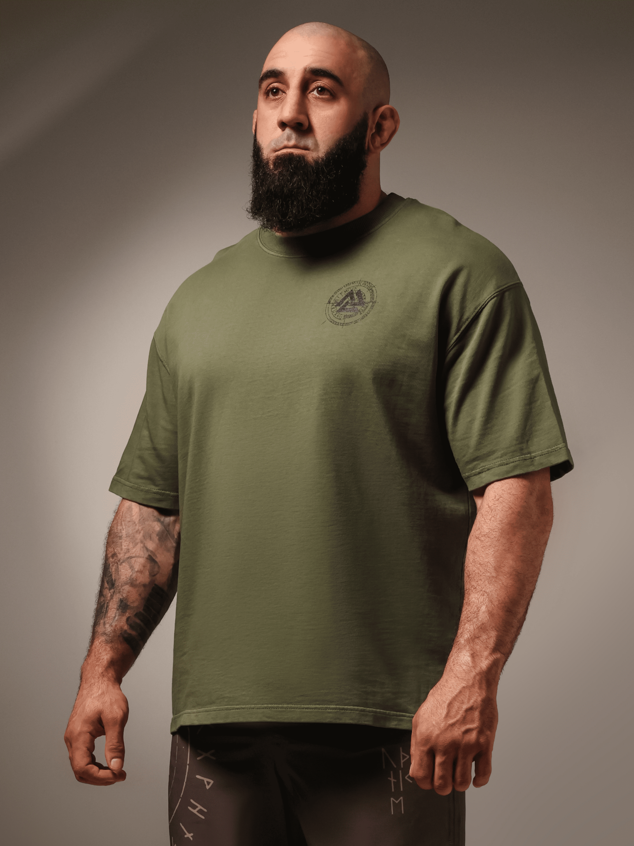 Oversized Ethos T-shirt Dust Sage, Photo № 3